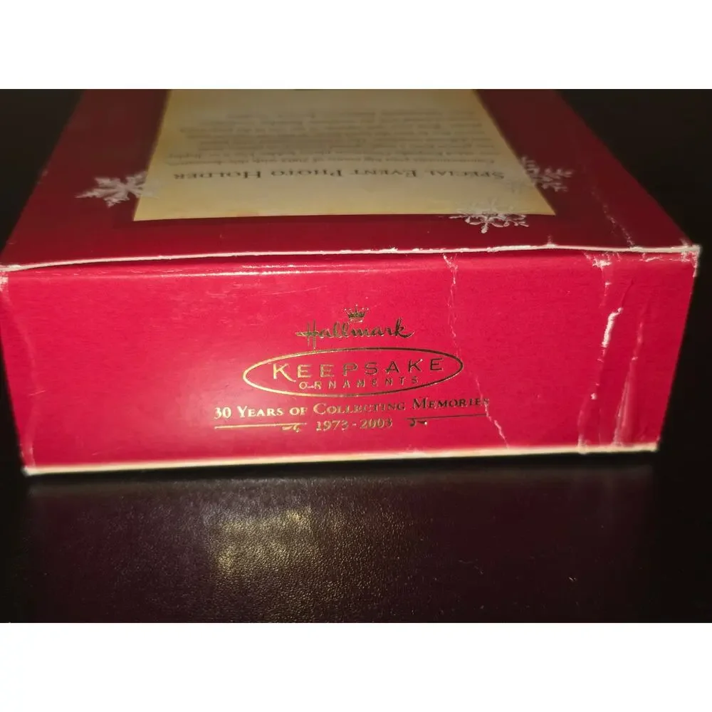 Hallmark‎ Keepsake Special Event Photo Holder Christmas 2003 NEW IN BOX